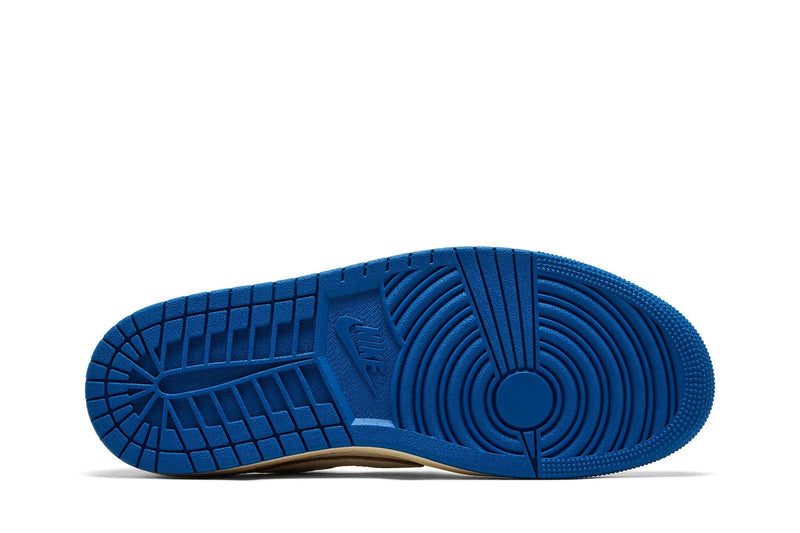 Fragment Design x Travis Scott x Air Jordan 1 Low OG SP 'Sail/Military Blue'